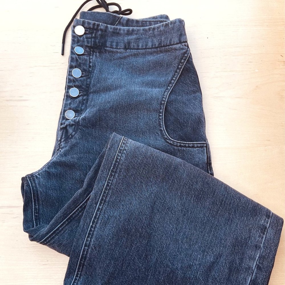 Elkin Pant 100% Cotton Mid Rise - Rachel Comey